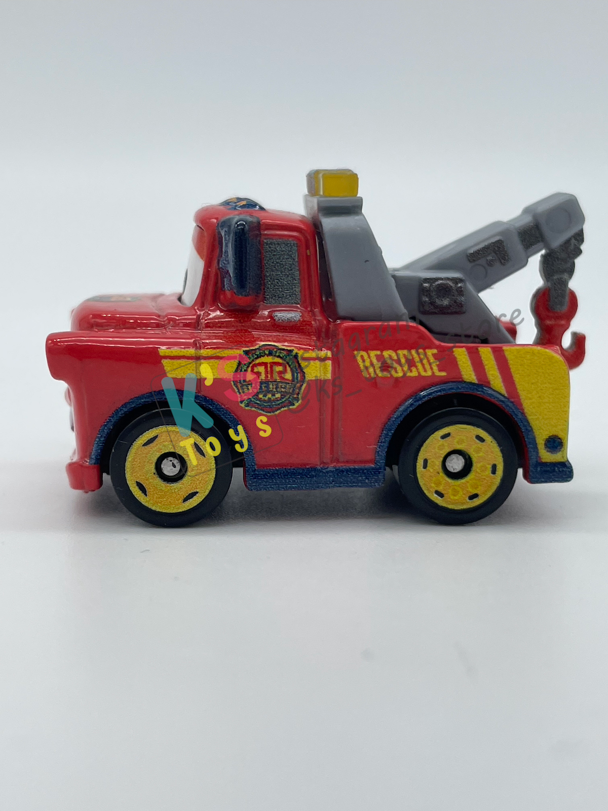 Loose Mini Racers Pixar Disney Cars, RACE RESCUE MATER - Mint / Near Mint Condition