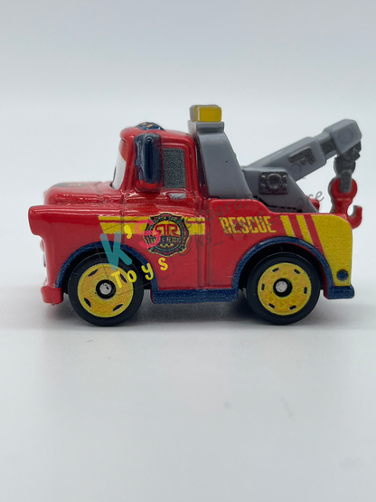 Loose Mini Racers Pixar Disney Cars, RACE RESCUE MATER - Mint / Near Mint Condition