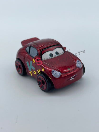 Loose Mini Racers Pixar Disney Cars, RED RACING SALLY - Mint / Near Mint Condition