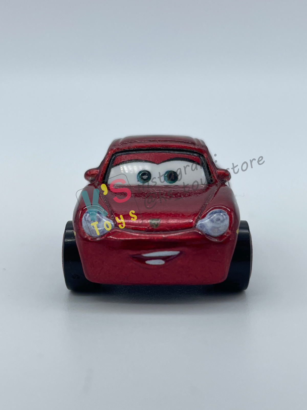 Loose Mini Racers Pixar Disney Cars, RED RACING SALLY - Mint / Near Mint Condition