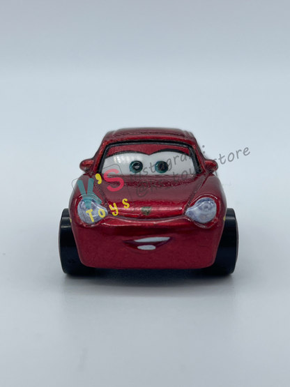 Loose Mini Racers Pixar Disney Cars, RED RACING SALLY - Mint / Near Mint Condition
