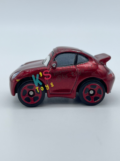 Loose Mini Racers Pixar Disney Cars, RED RACING SALLY - Mint / Near Mint Condition