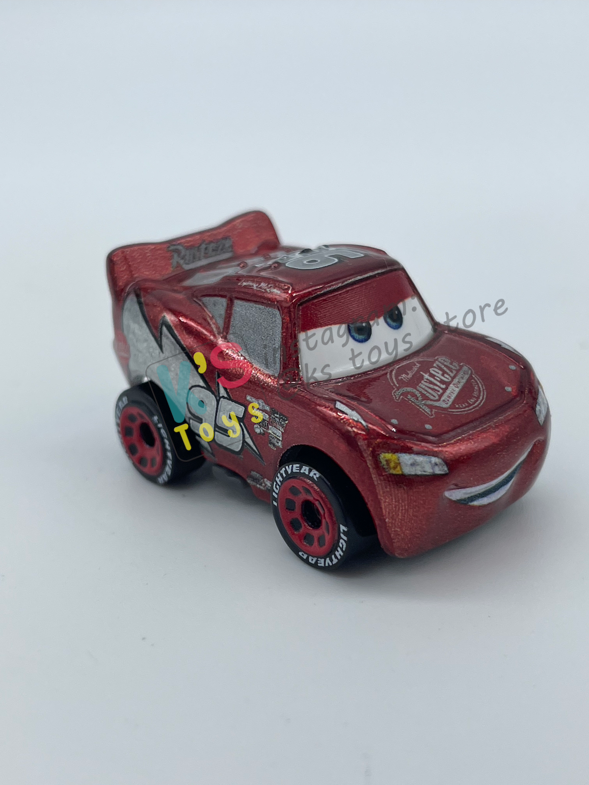 Loose Mini Racers Pixar Disney Cars, RED RACING LIGHTNING MCQUEEN - Mint / Near Mint Condition