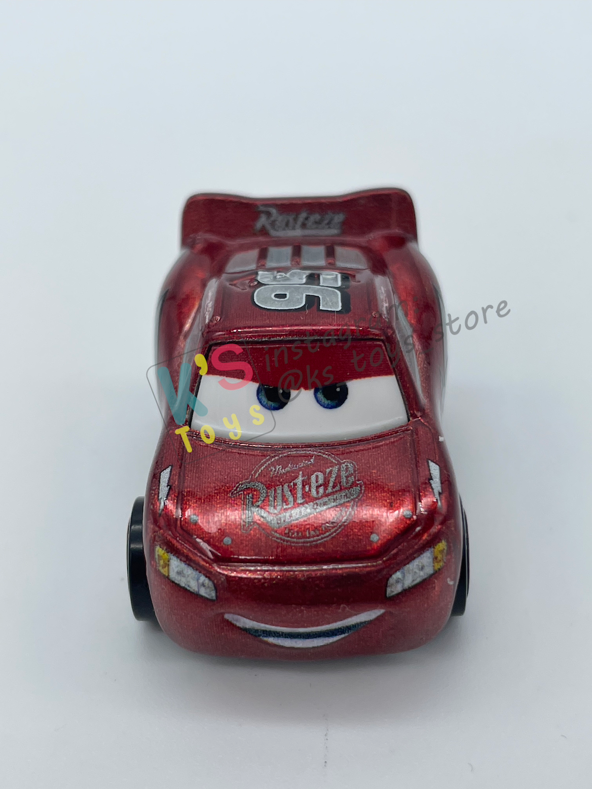 Loose Mini Racers Pixar Disney Cars, RED RACING LIGHTNING MCQUEEN - Mint / Near Mint Condition