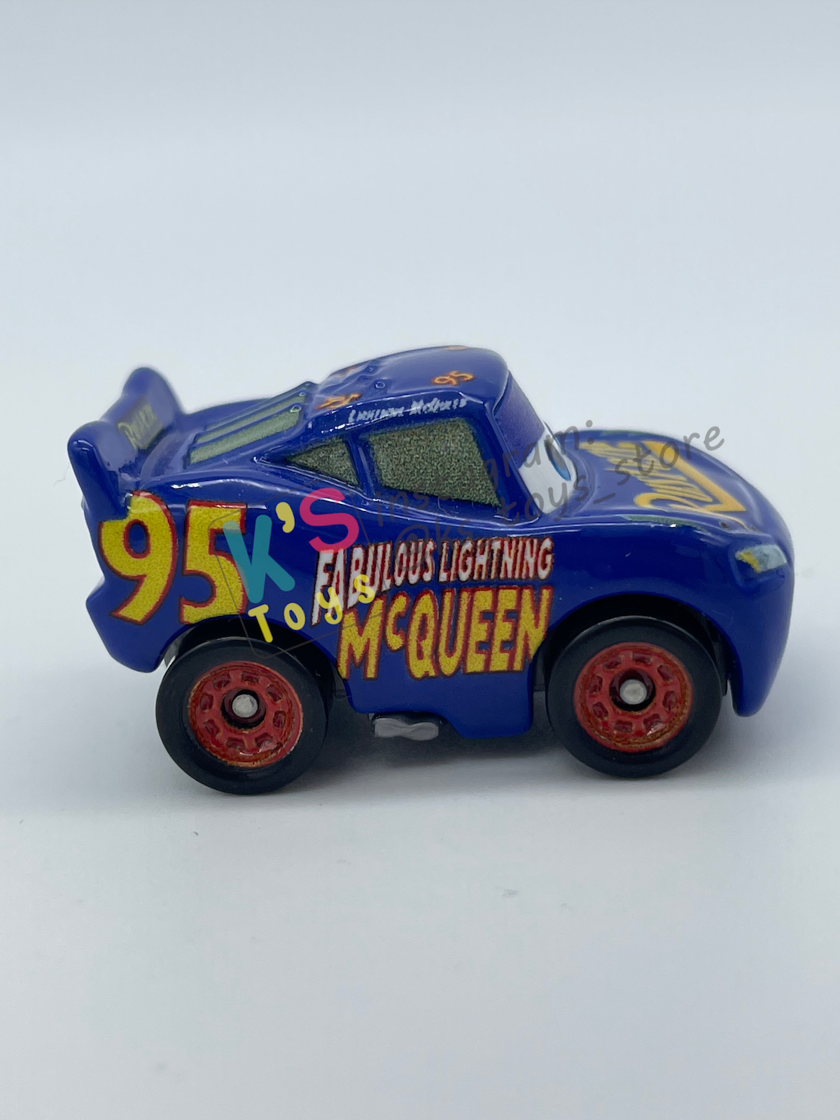 Loose Mini Racers Pixar Disney Cars, FABULOUS LIGHTNING MCQUEEN - Mint / Near Mint Condition
