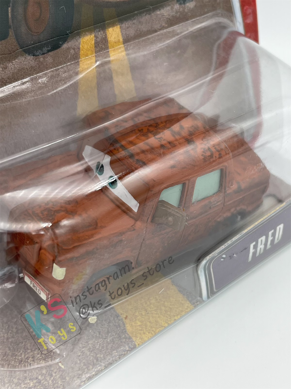 DISNEY PIXAR CARS 1:55 BY MATTEL, FRED - THE WORLD OF CARS SERIES - BNIP