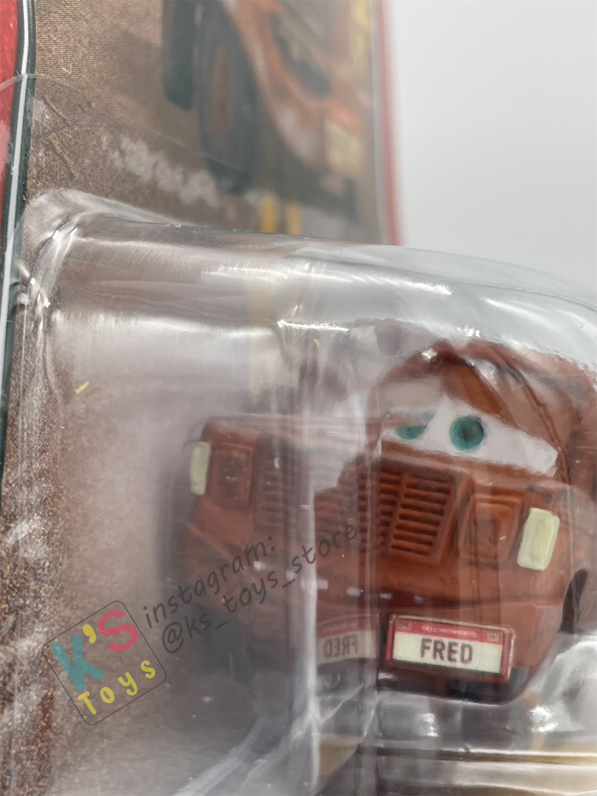 DISNEY PIXAR CARS 1:55 BY MATTEL, FRED - THE WORLD OF CARS SERIES - BNIP