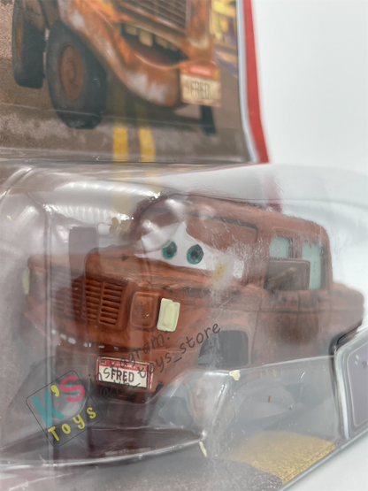 DISNEY PIXAR CARS 1:55 BY MATTEL, FRED - THE WORLD OF CARS SERIES - BNIP