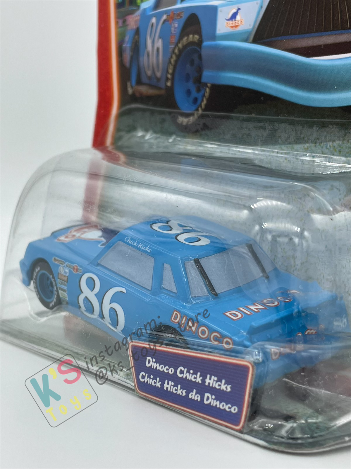 DISNEY PIXAR CARS BY MATTEL, DINOCO CHICK HICKS - SUPERCHARGED SERIES - BNIP