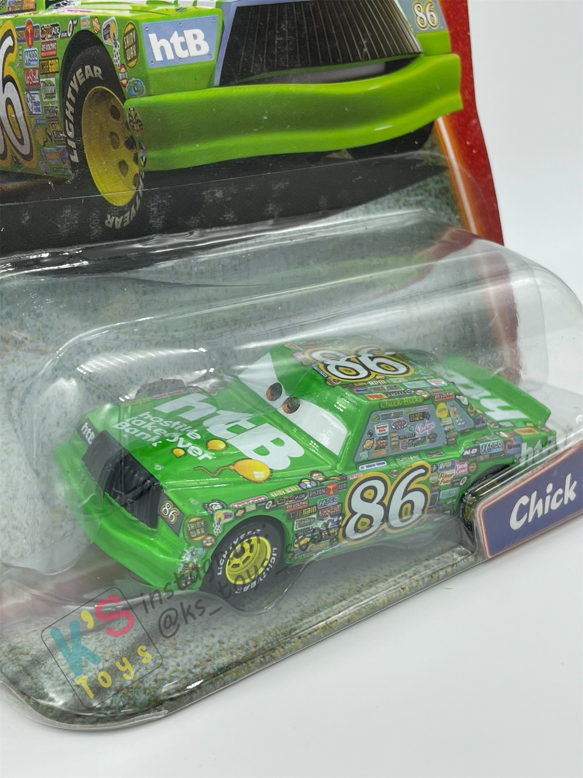 DISNEY PIXAR CARS BY MATTEL, CHICK HICKS - SUPERCHARGED SERIES - BNIP