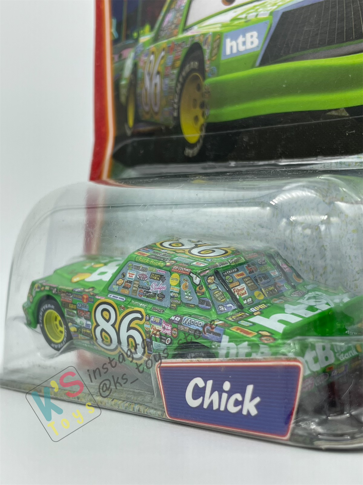 DISNEY PIXAR CARS BY MATTEL, CHICK HICKS - SUPERCHARGED SERIES - BNIP