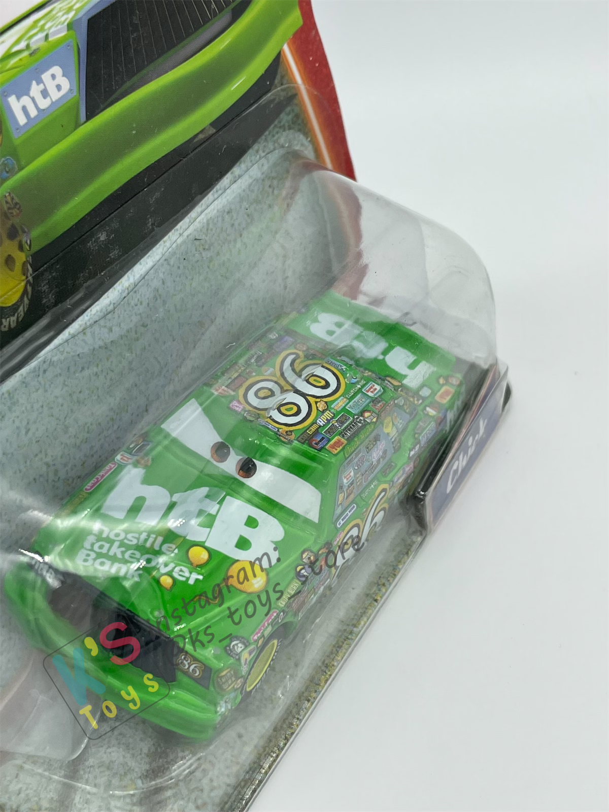 DISNEY PIXAR CARS BY MATTEL, CHICK HICKS - SUPERCHARGED SERIES - BNIP