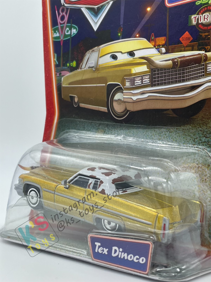 DISNEY PIXAR CARS BY MATTEL, TEX DINOCO - SUPERCHARGED SERIES - BNIP