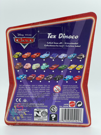 DISNEY PIXAR CARS BY MATTEL, TEX DINOCO - SUPERCHARGED SERIES - BNIP