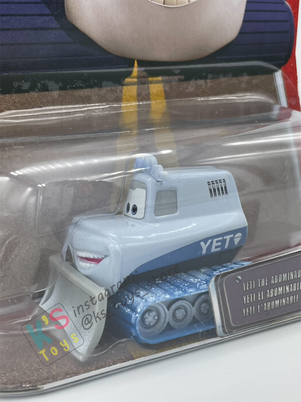 DISNEY PIXAR CARS BY MATTEL, YETI THE ABOMINABLE SNOWPLOW - SUPERCHARGED SERIES - BNIP
