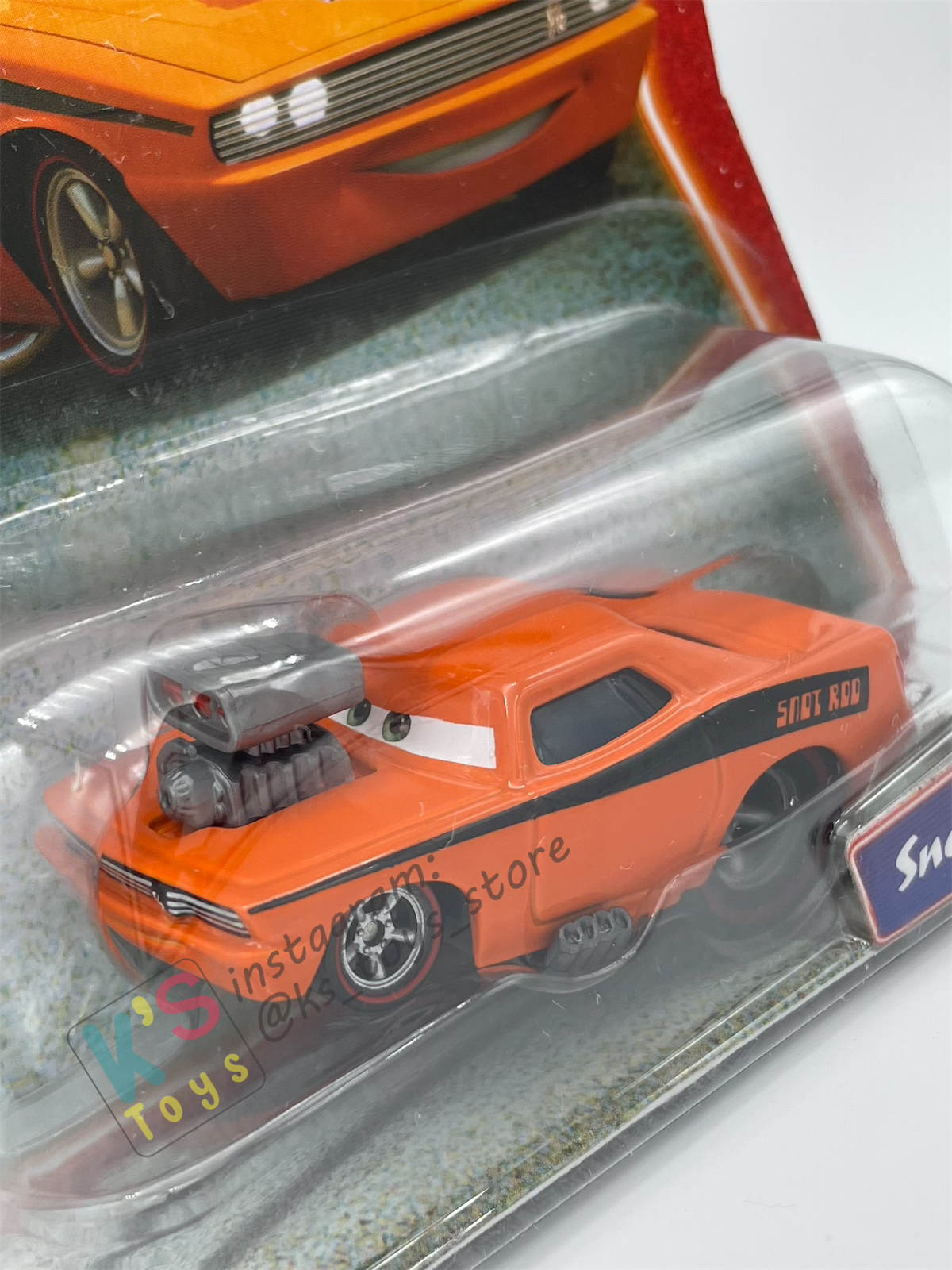 DISNEY PIXAR CARS BY MATTEL, SNOT ROD - SUPERCHARGED SERIES - BNIP