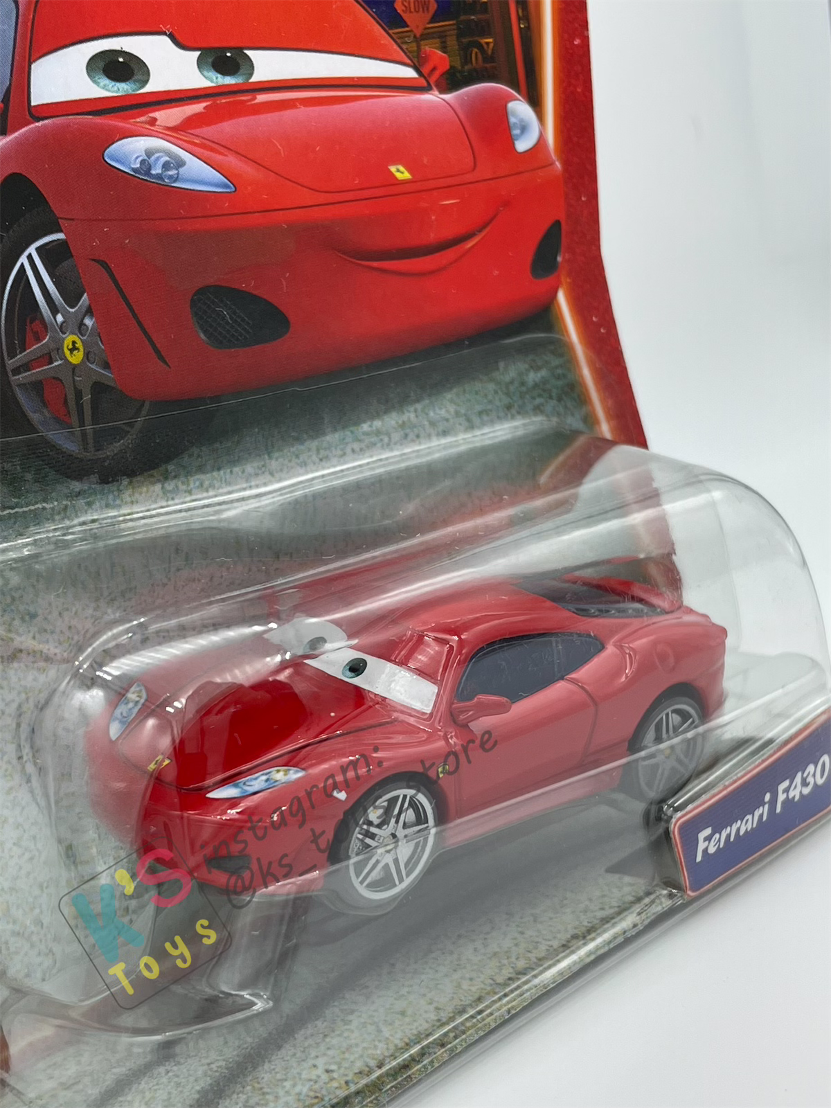 DISNEY PIXAR CARS BY MATTEL, FERRARI F430 - SUPERCHARGED SERIES - BNIP
