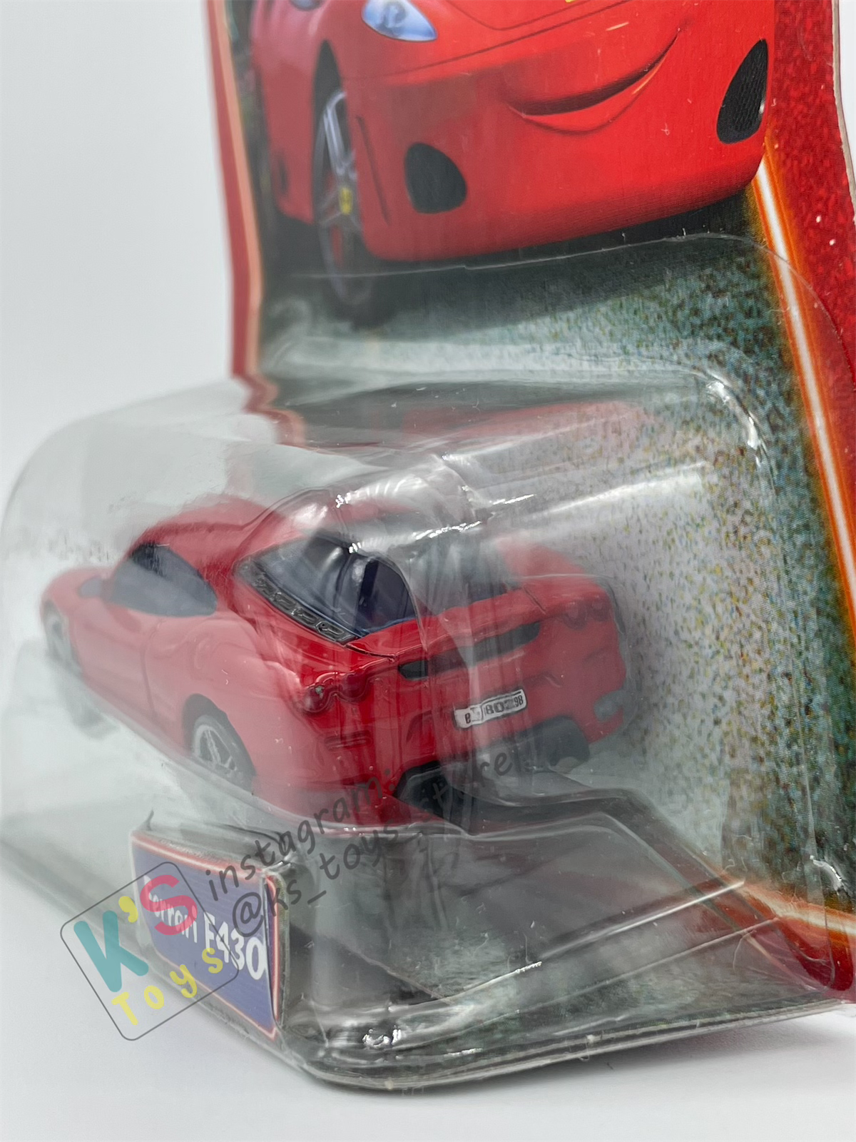 DISNEY PIXAR CARS BY MATTEL, FERRARI F430 - SUPERCHARGED SERIES - BNIP