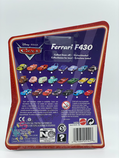 DISNEY PIXAR CARS BY MATTEL, FERRARI F430 - SUPERCHARGED SERIES - BNIP