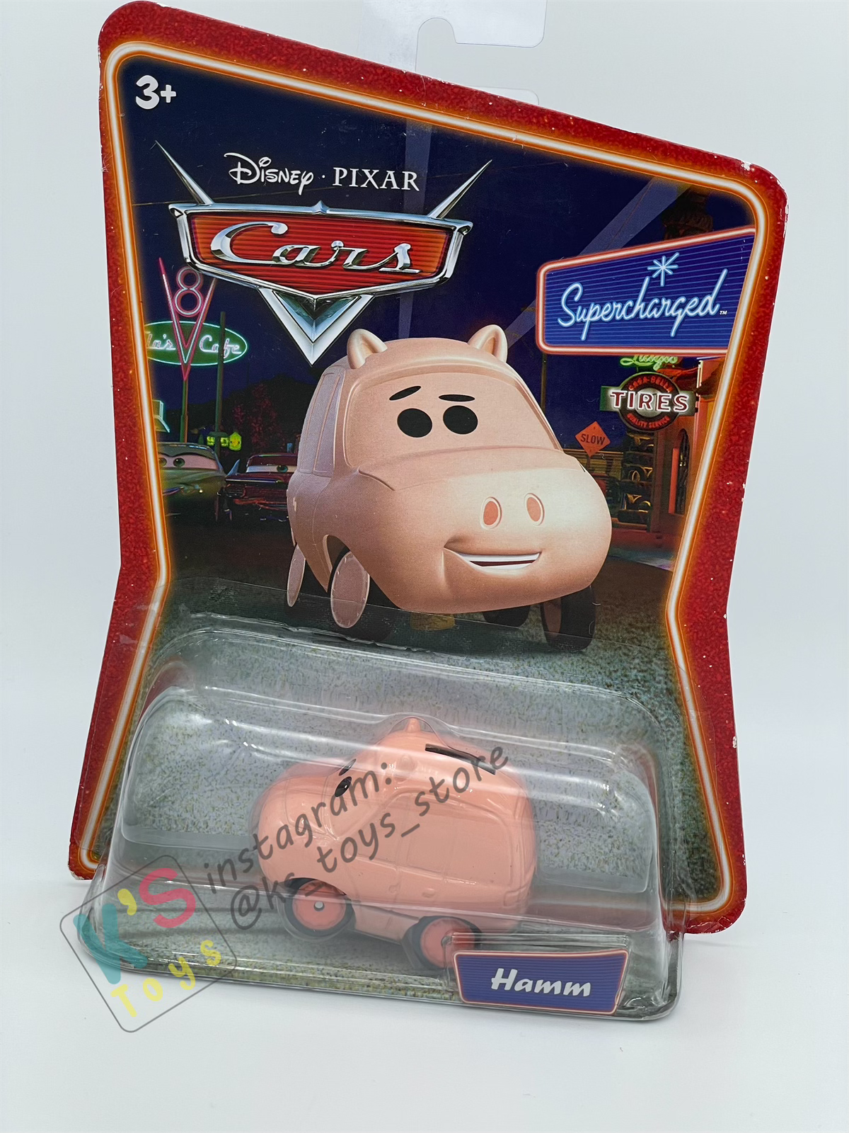 DISNEY PIXAR CARS BY MATTEL, HAMM - SUPERCHARGED SERIES - BNIP