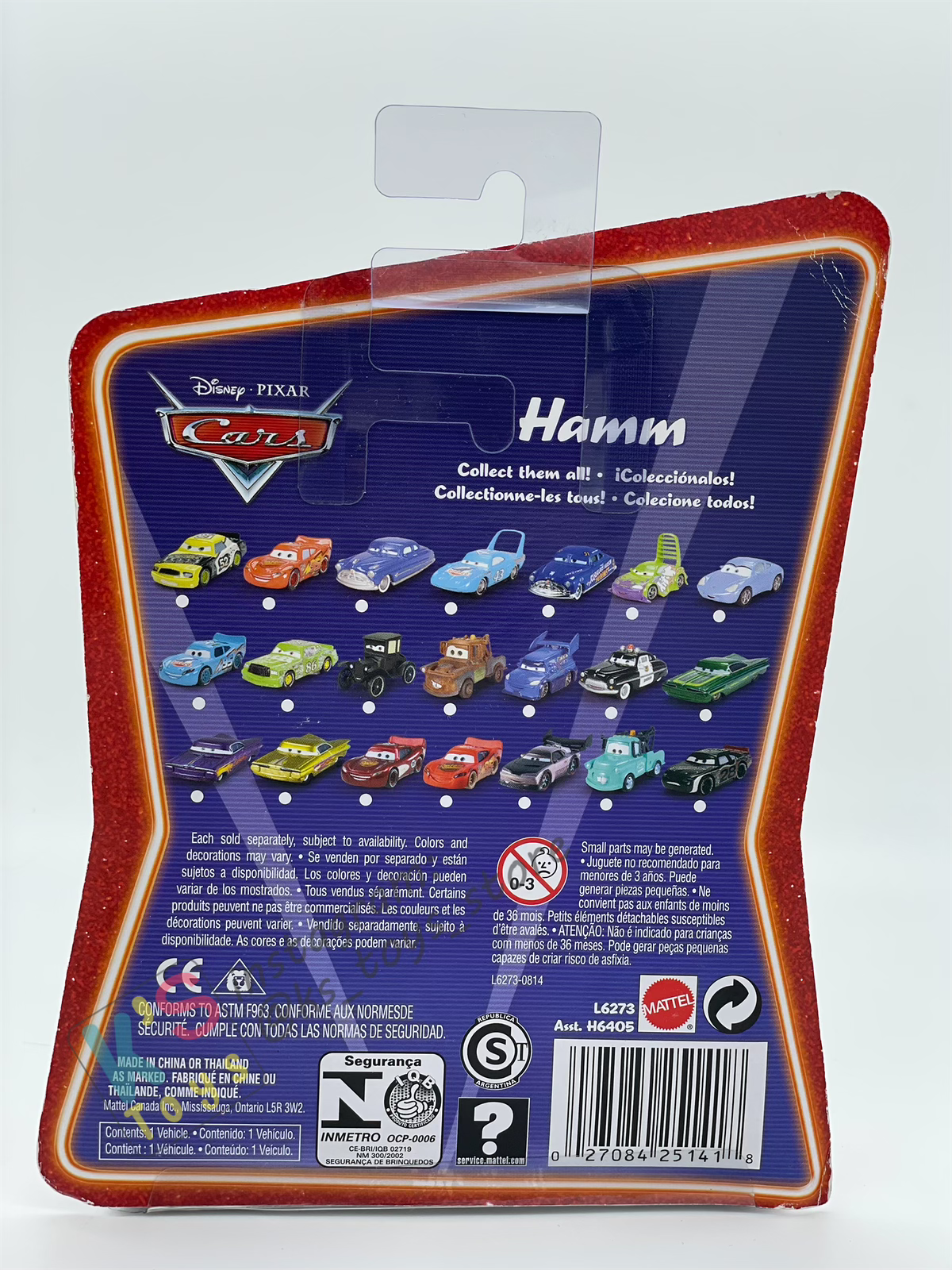 DISNEY PIXAR CARS BY MATTEL, HAMM - SUPERCHARGED SERIES - BNIP