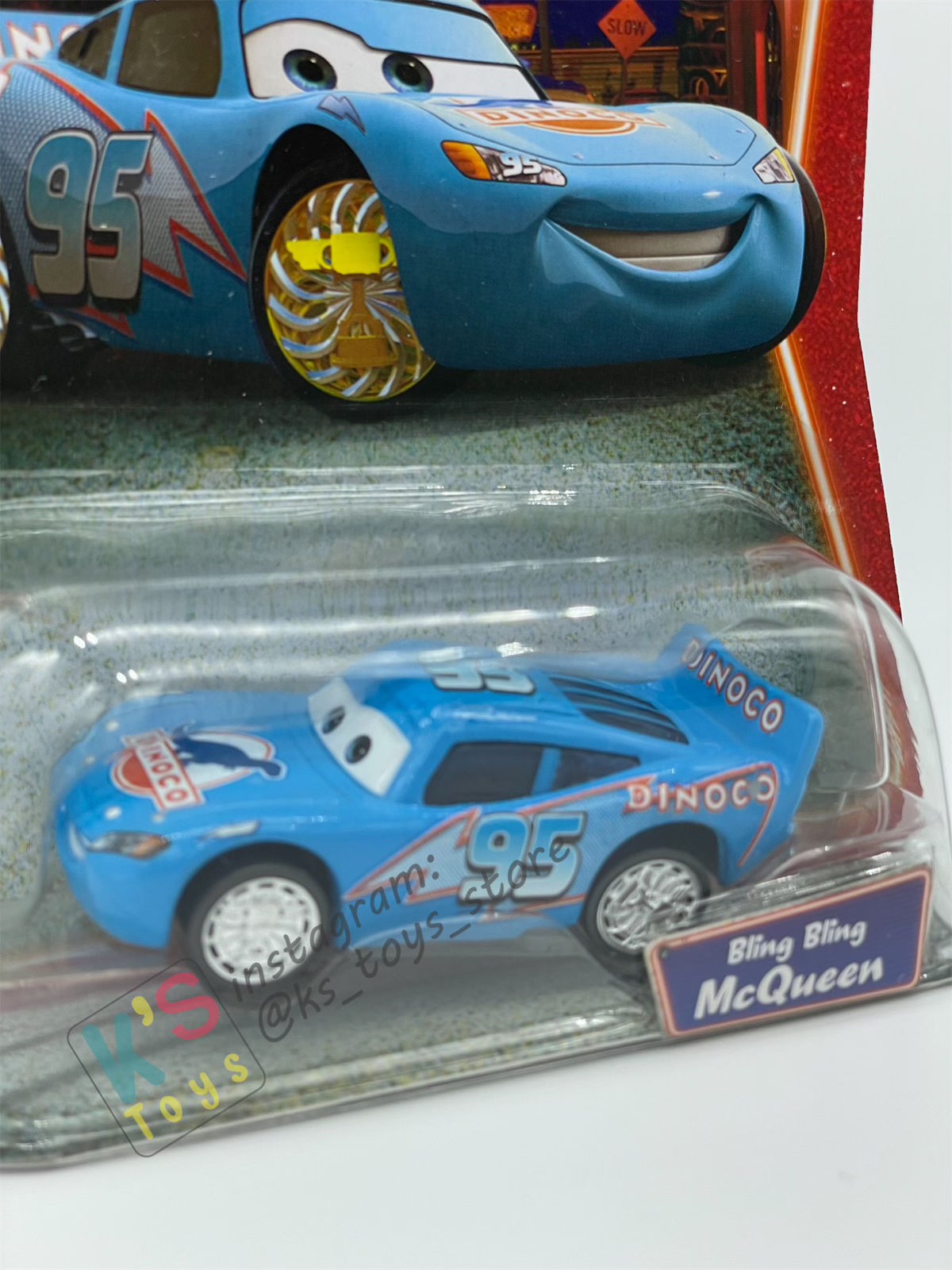 DISNEY PIXAR CARS BY MATTEL, BLING BLING LIGHTNING MCQUEEN - SUPERCHARGED SERIES - BNIP