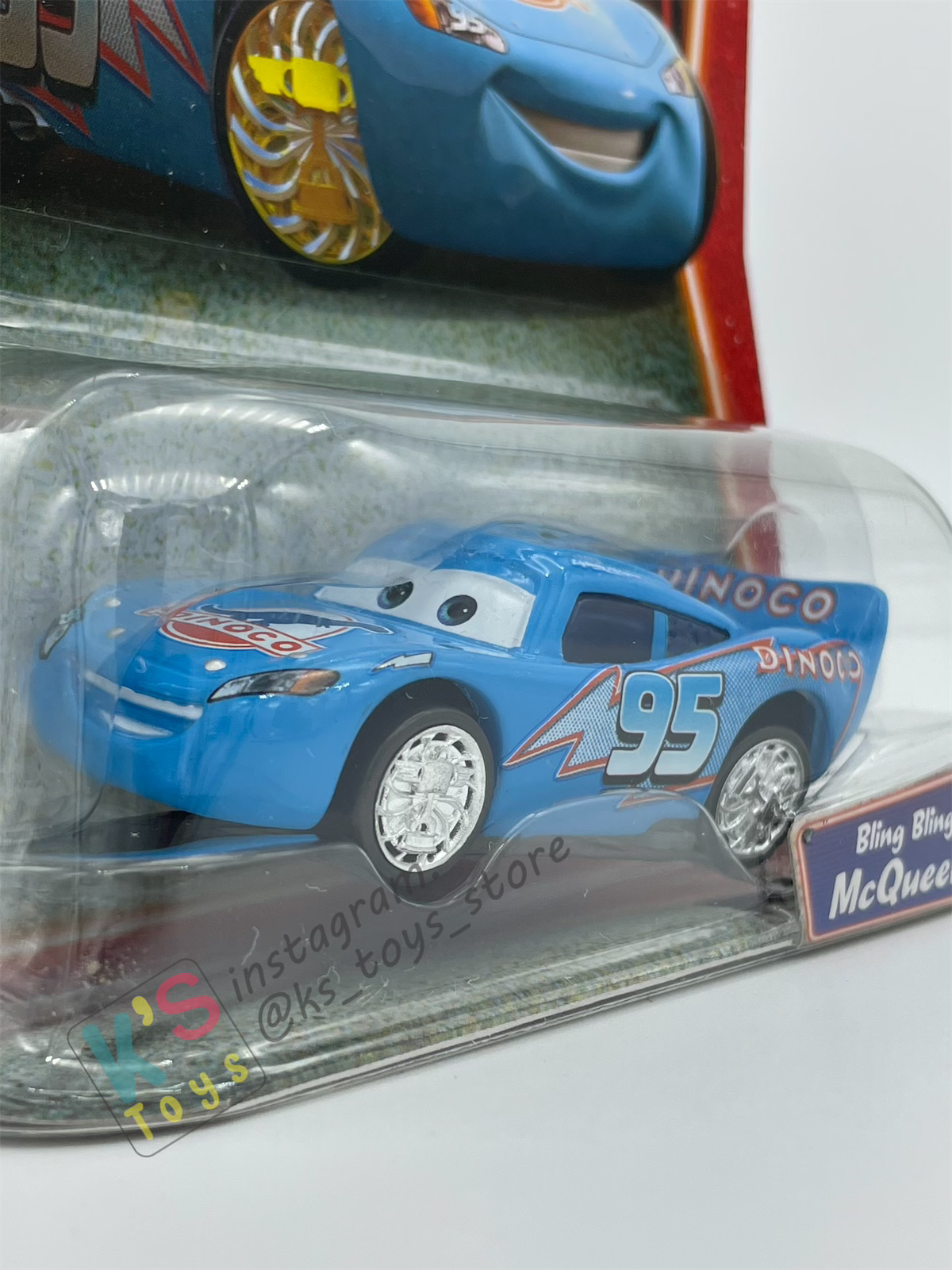 DISNEY PIXAR CARS BY MATTEL, BLING BLING LIGHTNING MCQUEEN - SUPERCHARGED SERIES - BNIP