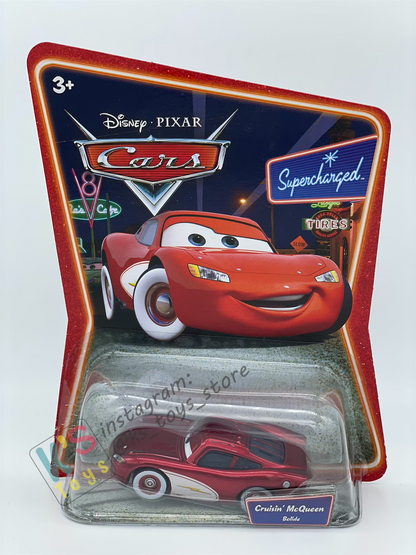 DISNEY PIXAR CARS BY MATTEL, CRUISING LIGHTNING MCQUEEN - SUPERCHARGED SERIES - BNIP