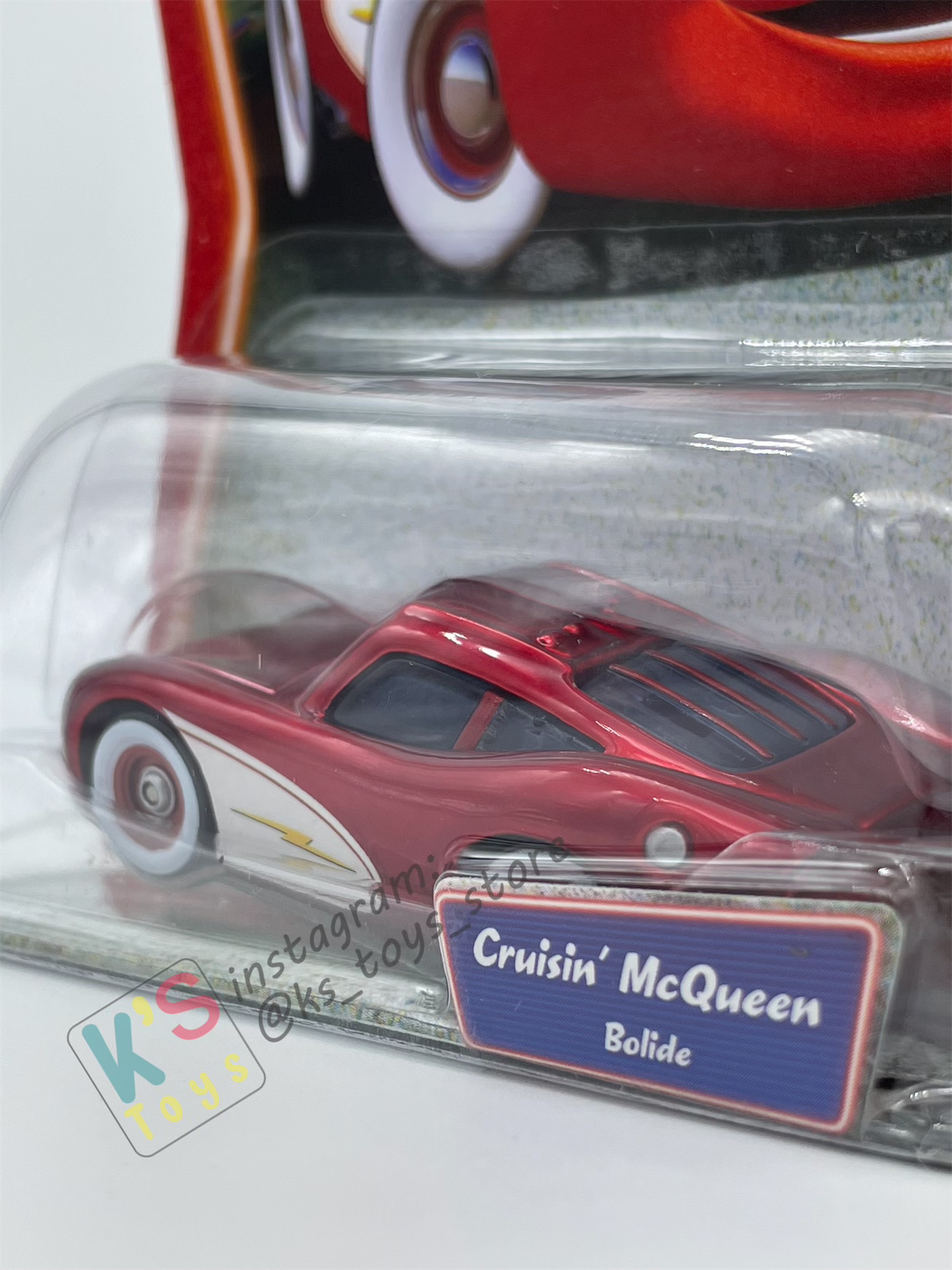 DISNEY PIXAR CARS BY MATTEL, CRUISING LIGHTNING MCQUEEN - SUPERCHARGED SERIES - BNIP