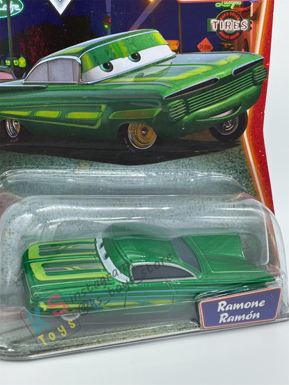 DISNEY PIXAR CARS BY MATTEL, GREEN RAMONE - SUPERCHARGED SERIES - BNIP