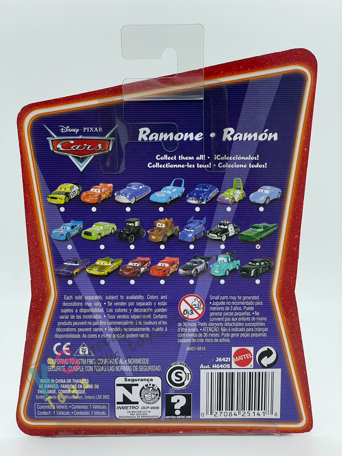 DISNEY PIXAR CARS BY MATTEL, GREEN RAMONE - SUPERCHARGED SERIES - BNIP