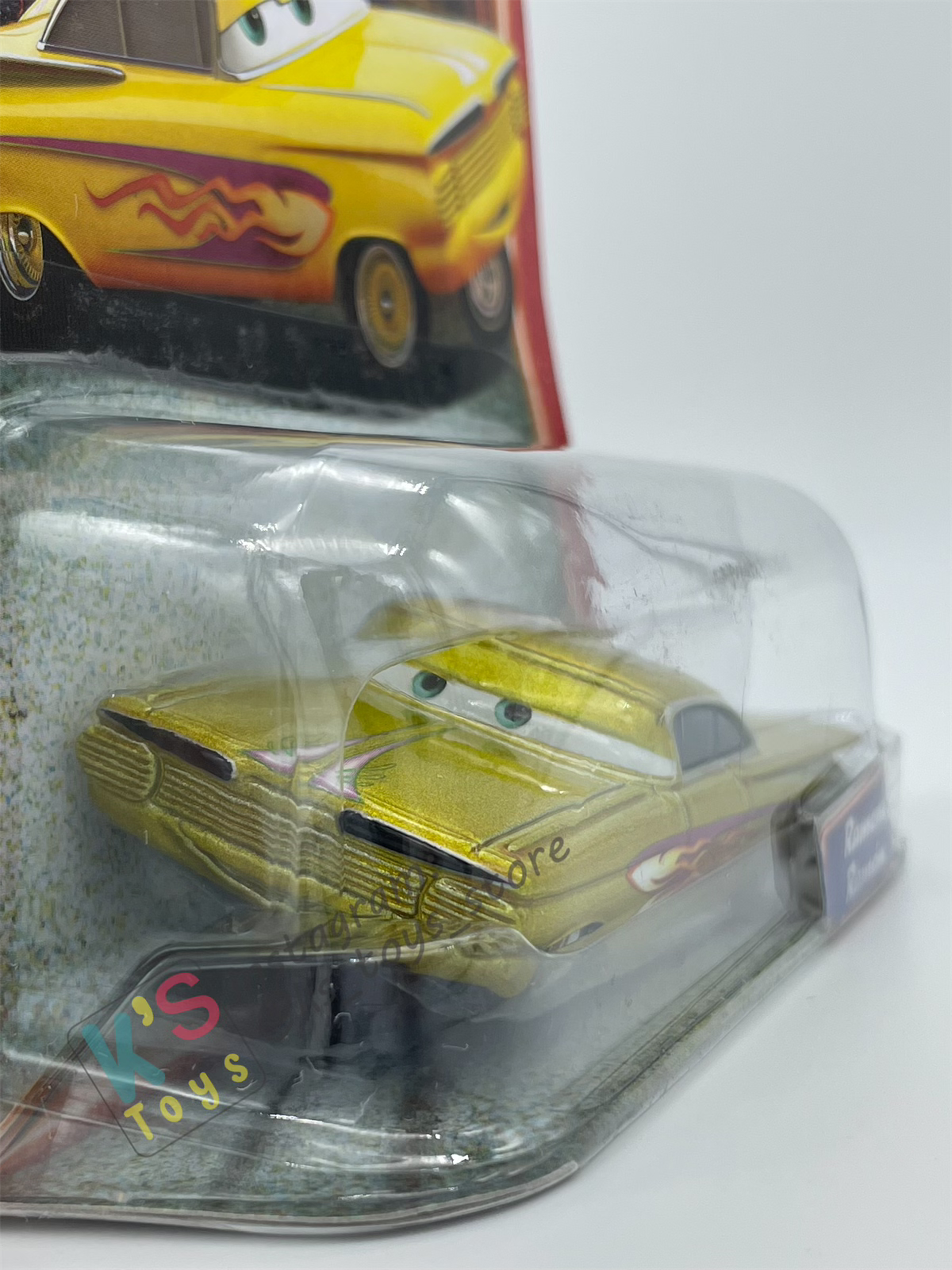 DISNEY PIXAR CARS BY MATTEL, YELLOW RAMONE - SUPERCHARGED SERIES - BNIP