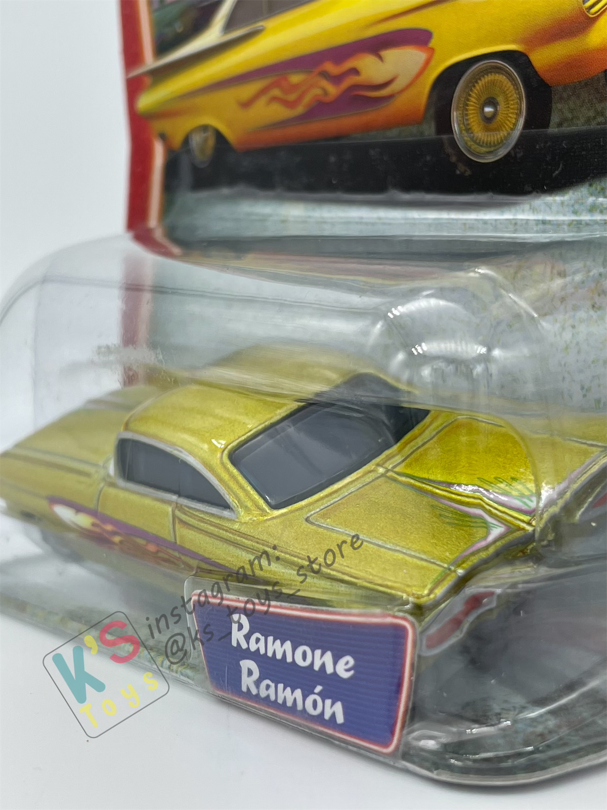 DISNEY PIXAR CARS BY MATTEL, YELLOW RAMONE - SUPERCHARGED SERIES - BNIP