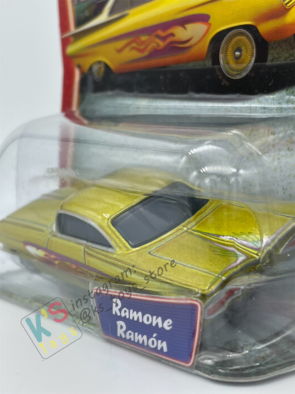 DISNEY PIXAR CARS BY MATTEL, YELLOW RAMONE - SUPERCHARGED SERIES - BNIP