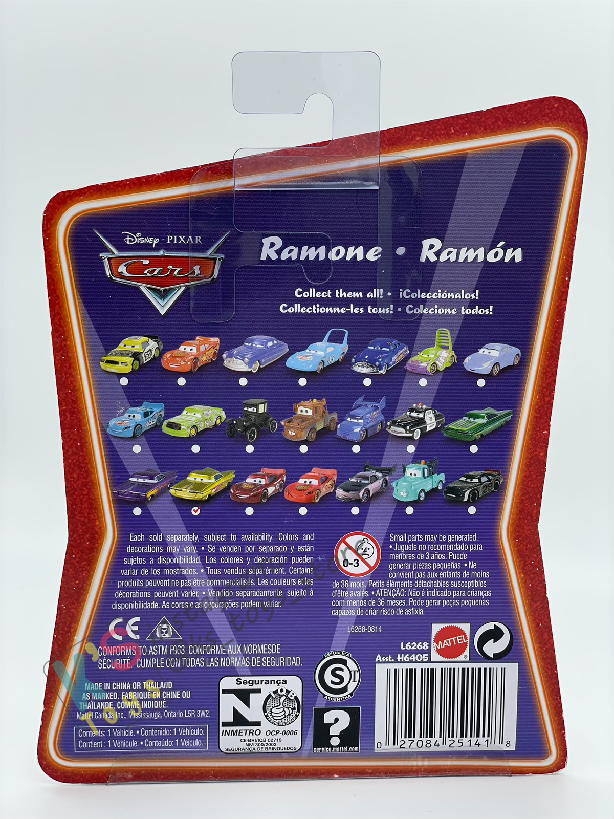 DISNEY PIXAR CARS BY MATTEL, YELLOW RAMONE - SUPERCHARGED SERIES - BNIP