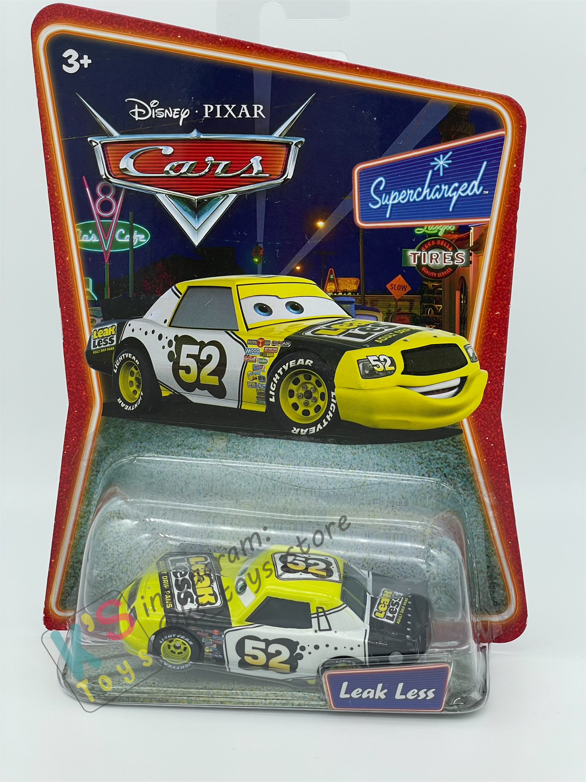 DISNEY PIXAR CARS BY MATTEL, LEAK LESS - SUPERCHARGED SERIES - BNIP
