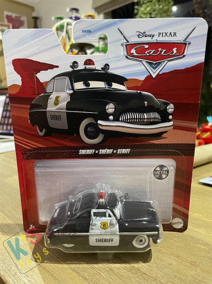 DISNEY PIXAR CARS BY MATTEL - "SHERIFF" CARS1 - 2022 RE-RELEASED - BNIP