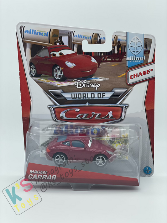 DISNEY PIXAR CARS 1:55 BY MATTEL,MAGEN CARRAR - ALLINOL SERIES - BNIP