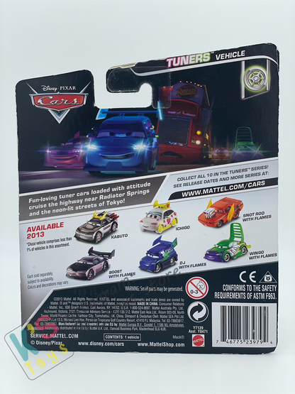 DISNEY PIXAR CARS 1:55 BY MATTEL, ICHIGO - TUNERS CHASE PACKAGE  - BNIP