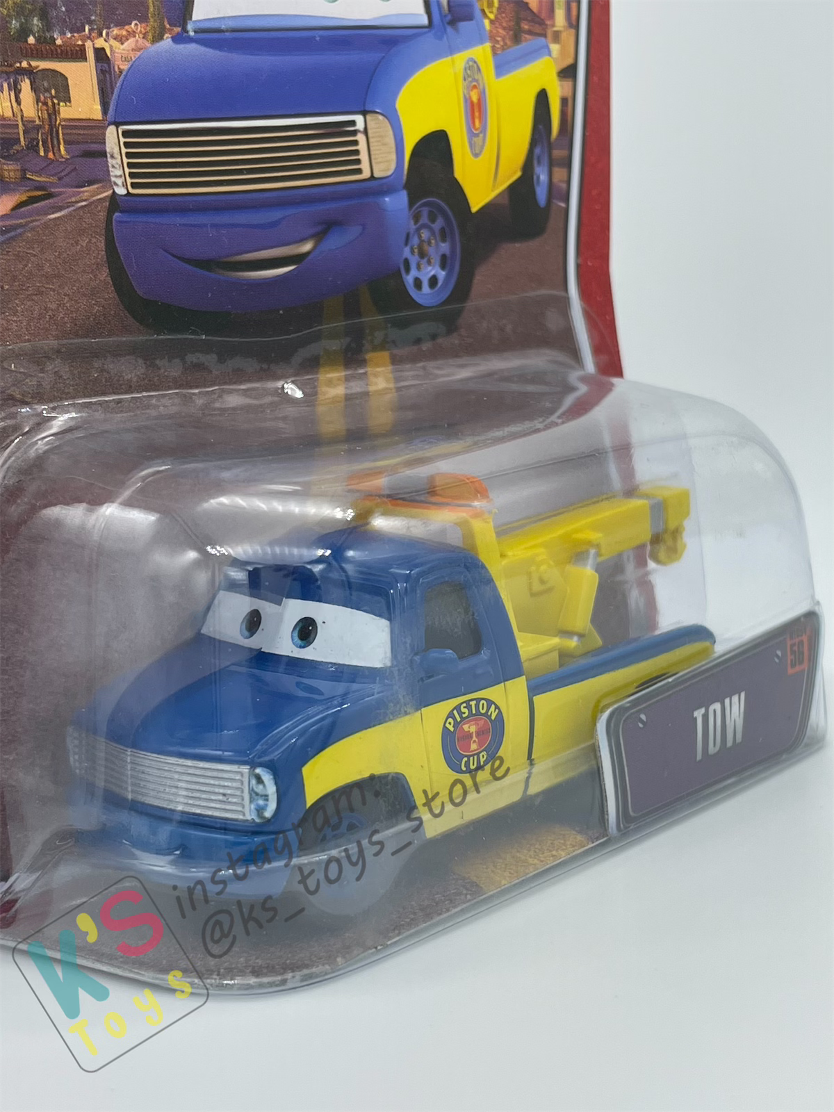 DISNEY PIXAR CARS BY MATTEL, THE WORLD OF CARS SERIES - TOW #56 - BNIP