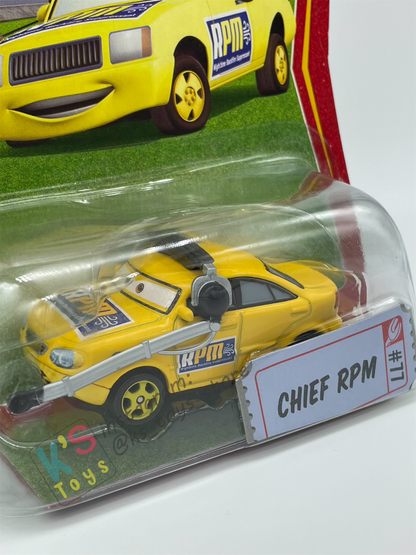 DISNEY PIXAR CARS BY MATTEL, RPM CREW CHIEF #77 - RACE ORAMA SERIES - BNIP