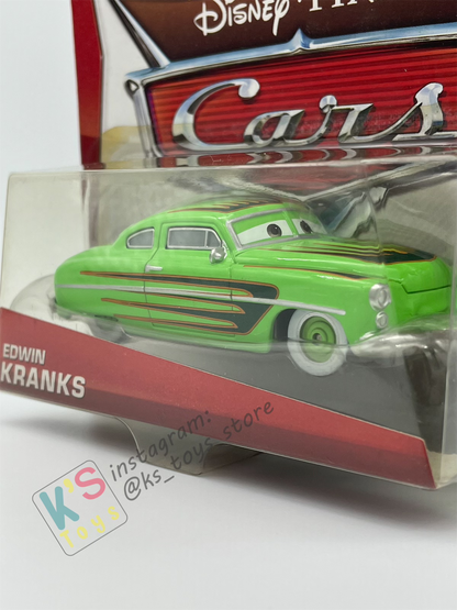 DISNEY PIXAR CARS BY MATTEL, EDWIN KRANKS (UNIBODY) - RETRO RADIATOR SPRINGS - BNIP