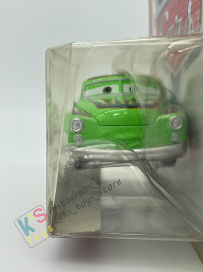 DISNEY PIXAR CARS BY MATTEL, EDWIN KRANKS (UNIBODY) - RETRO RADIATOR SPRINGS - BNIP