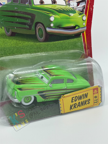 DISNEY PIXAR CARS BY MATTEL, EDWIN KRANKS - RACE ORAMA SERIES - BNIP