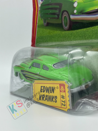 DISNEY PIXAR CARS BY MATTEL, EDWIN KRANKS - RACE ORAMA SERIES - BNIP