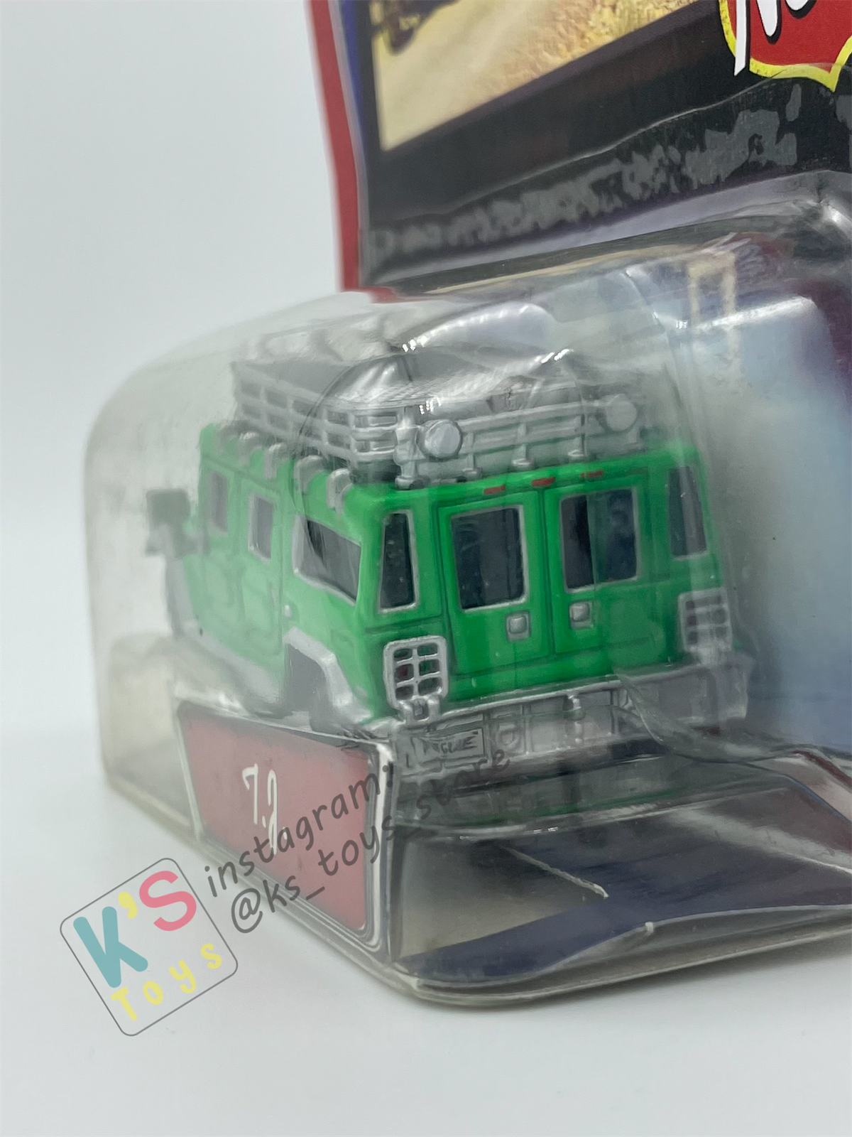 DISNEY PIXAR CARS BY MATTEL, T.J HUMMER (SMALL SIZE) - WALMART SERIES - BNIP