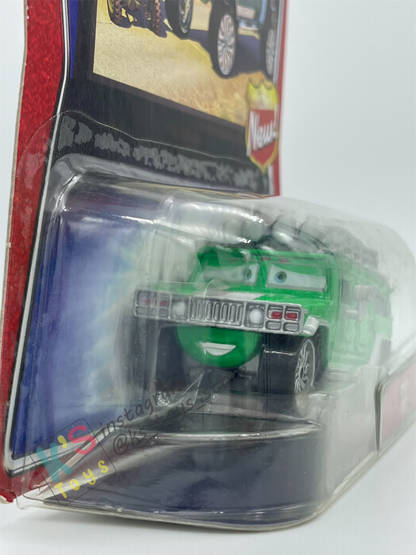 DISNEY PIXAR CARS BY MATTEL, T.J HUMMER (SMALL SIZE) - WALMART SERIES - BNIP