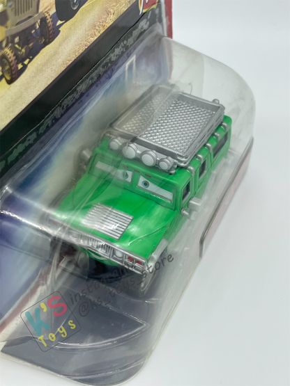 DISNEY PIXAR CARS BY MATTEL, T.J HUMMER (SMALL SIZE) - WALMART SERIES - BNIP