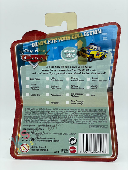 DISNEY PIXAR CARS BY MATTEL, JOHNNY - FINAL LAP SERIES - BNIP