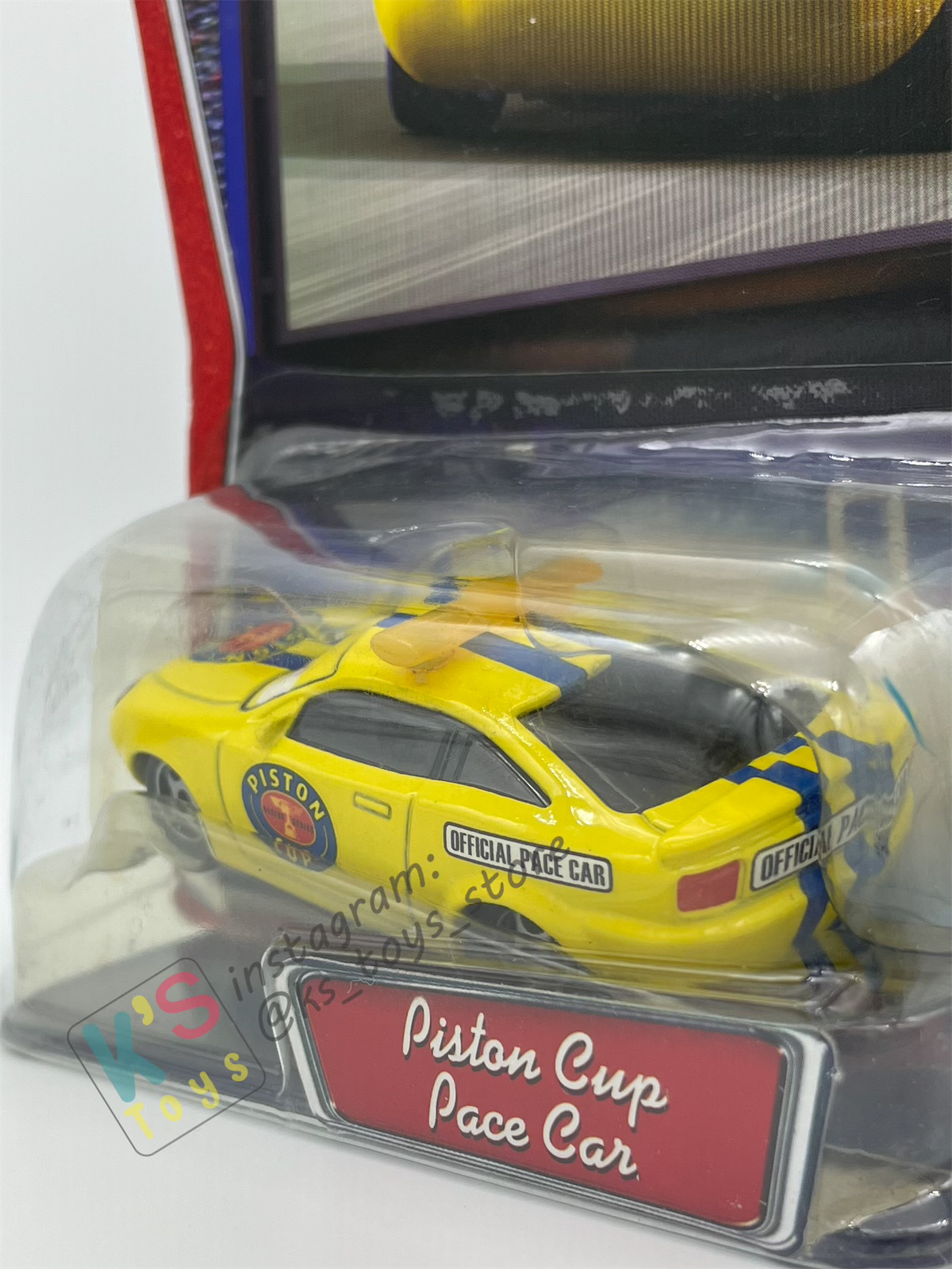 DISNEY PIXAR CARS BY MATTEL, CHARLIE CHECKER RED TAILLIGHTS - WALMART SERIES - BNIP